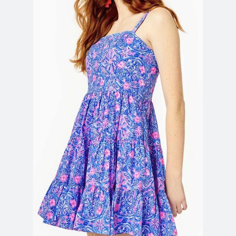 EUC Lilly Pulitzer Alison Dress with back smocking 💕